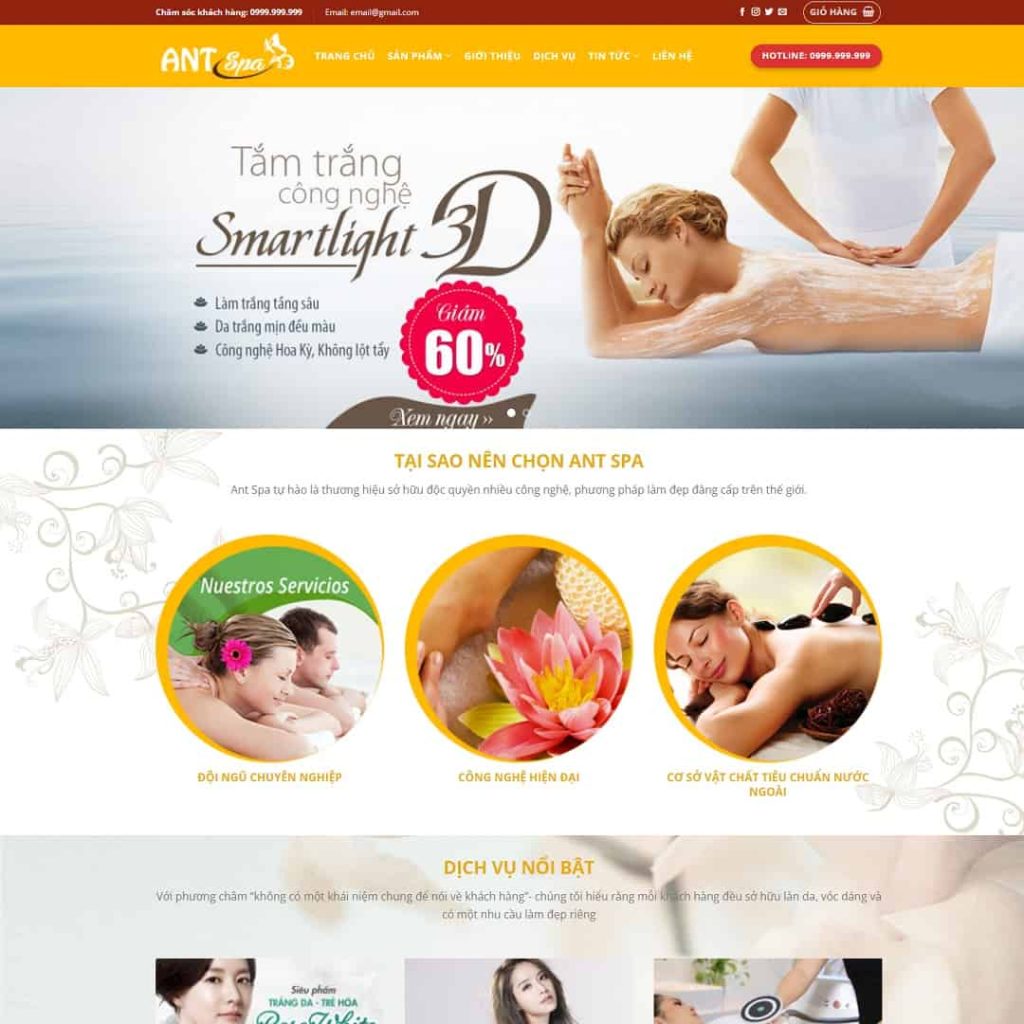 Theme Spa làm đẹp 05