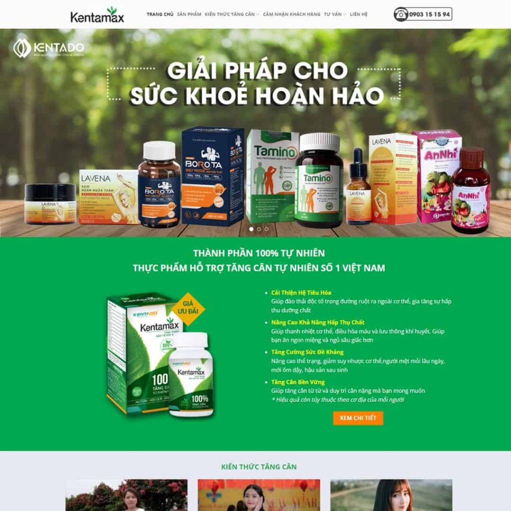 Theme thực phẩm chức năng 08