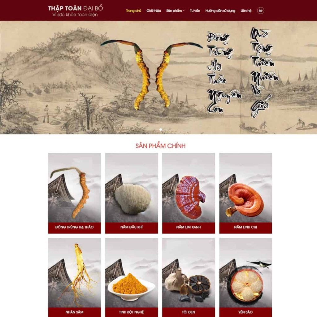 Theme thực phẩm chức năng 07