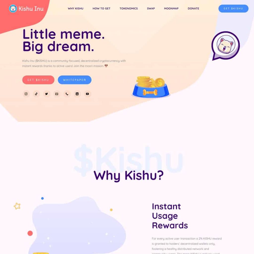 Theme Landing page giới thiệu tiền điện tử – crypto 02
