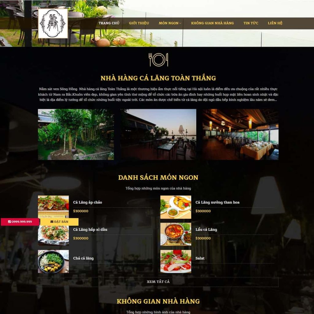 Theme nhà hàng 02