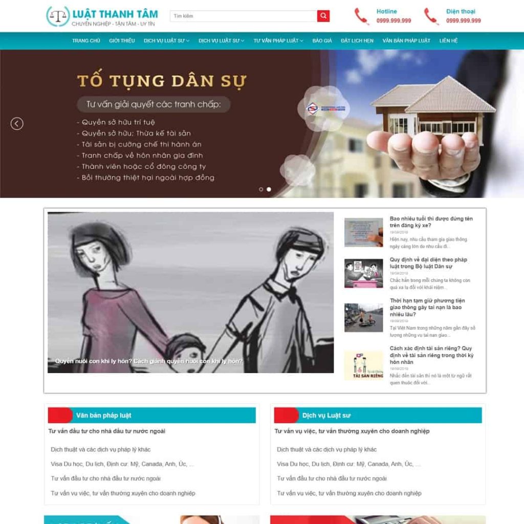 Theme công ty luật
