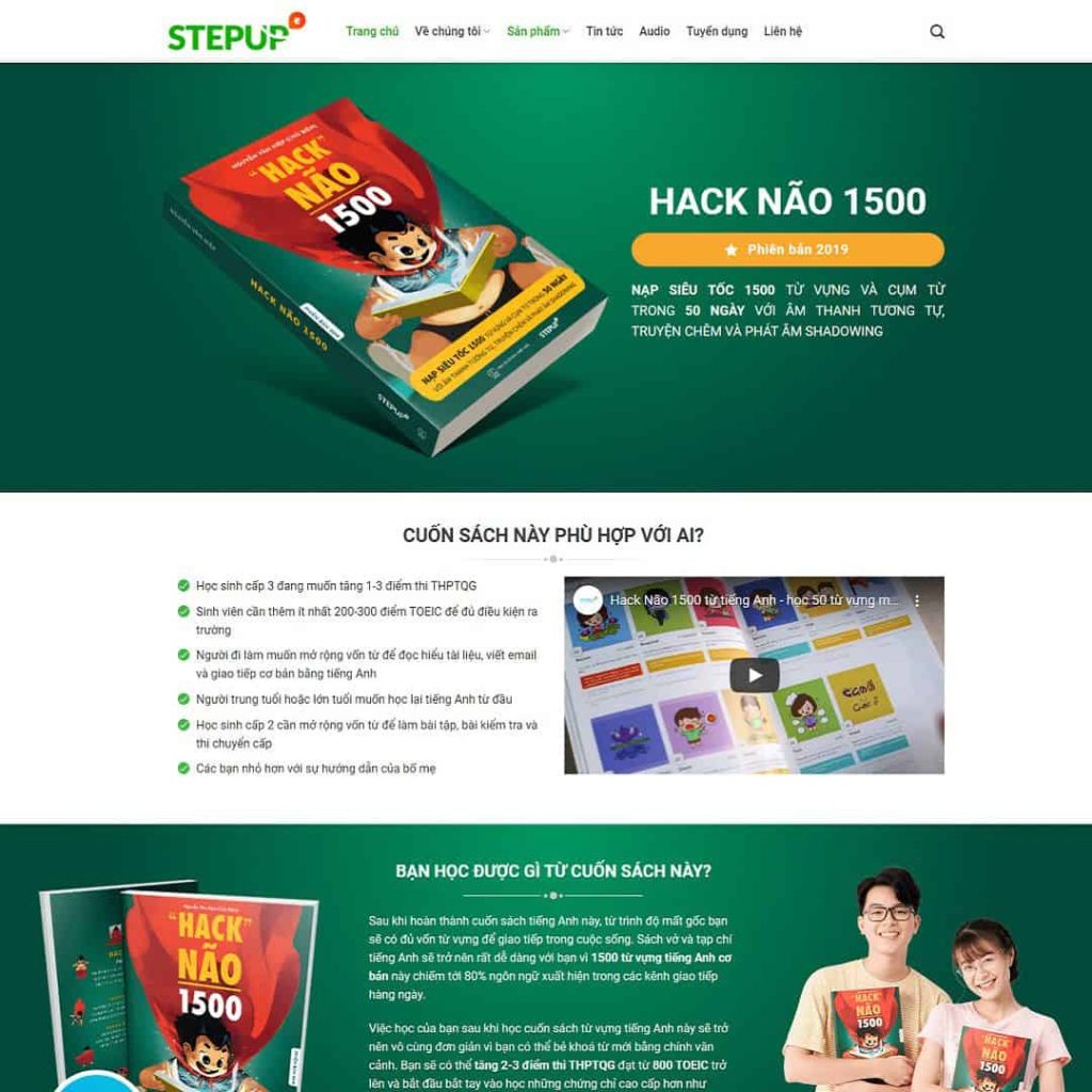 Theme giới thiệu sách, bán sách