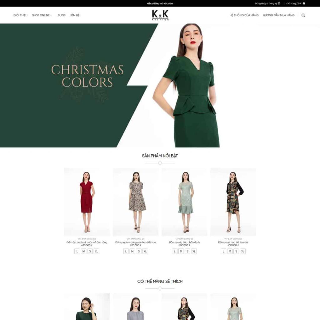 Theme shop thời trang nữ 02