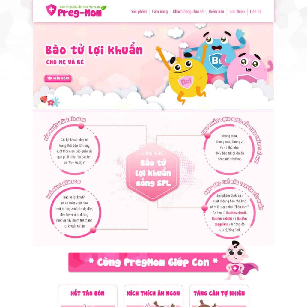 Theme thực phẩm chức năng