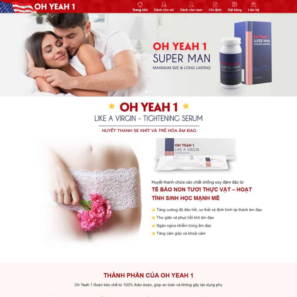 Theme Landing thực phẩm chức năng 04