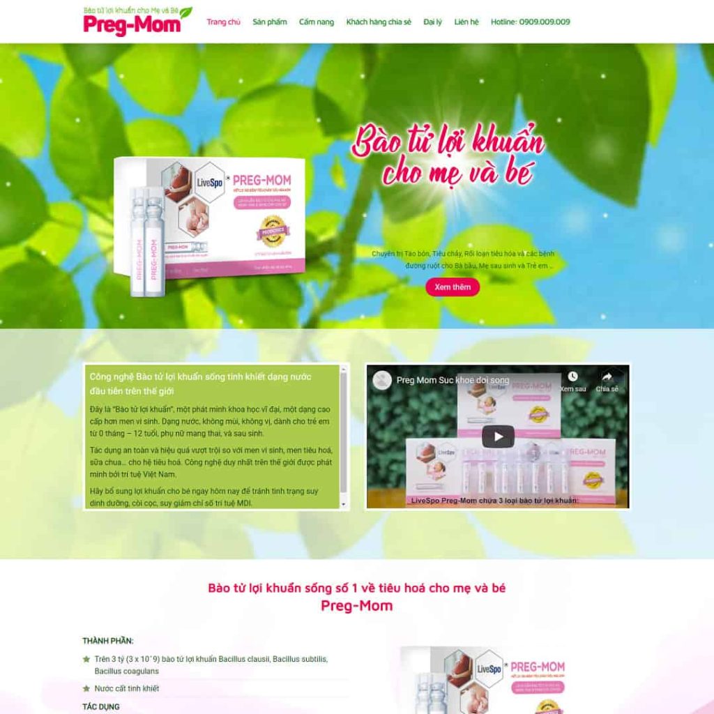 Theme thực phẩm chức năng 01