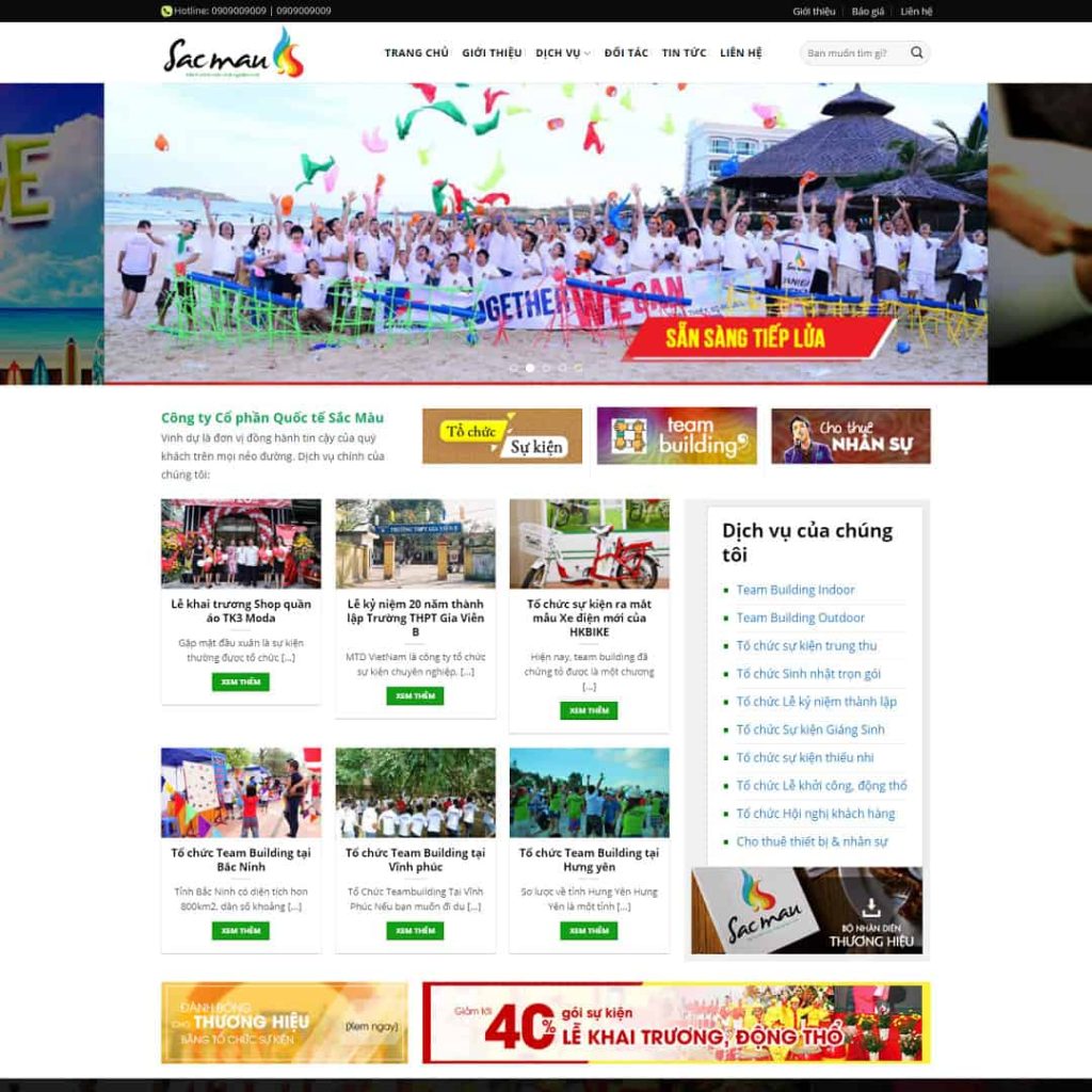 Theme công ty tổ chức sự kiện 03