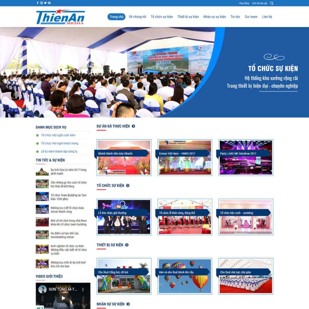 Theme công ty tổ chức sự kiện 02