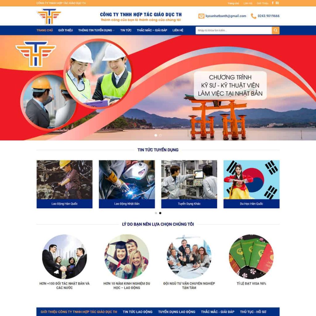 Theme công ty xuất khẩu lao động 05