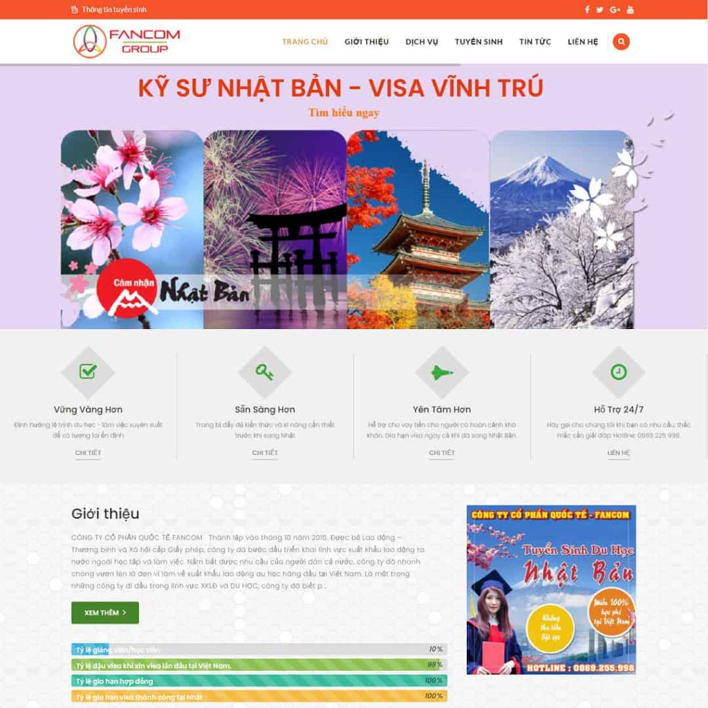 Theme công ty xuất khẩu lao động 01