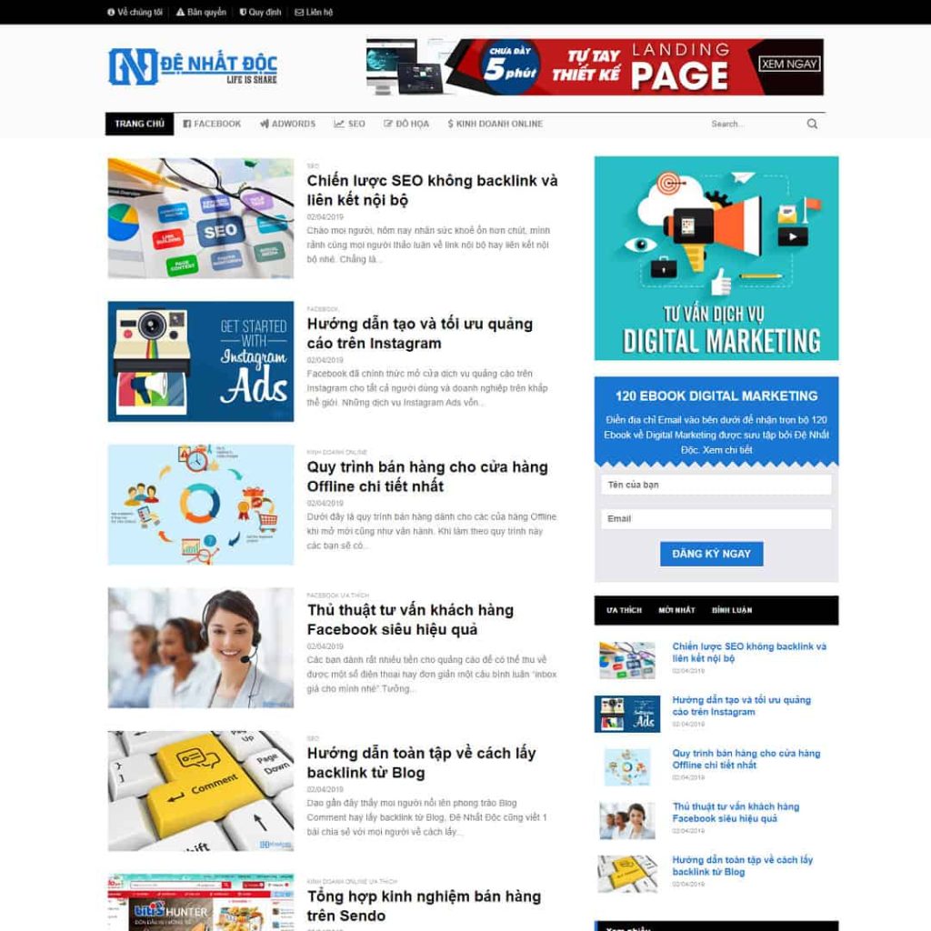 Theme tin tức 06