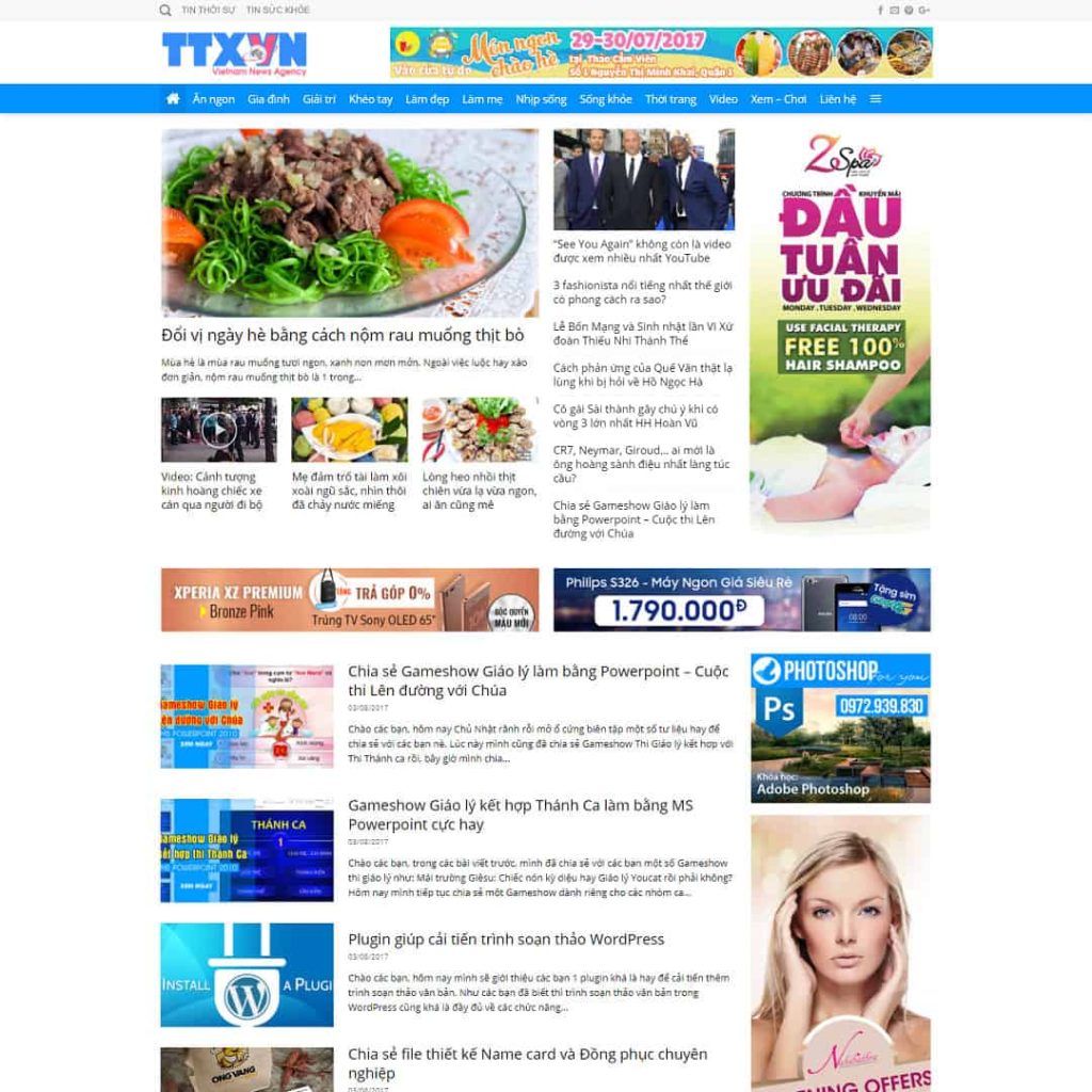 Theme tin tức 01