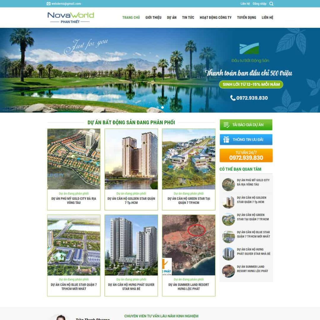 Theme bất động sản 08