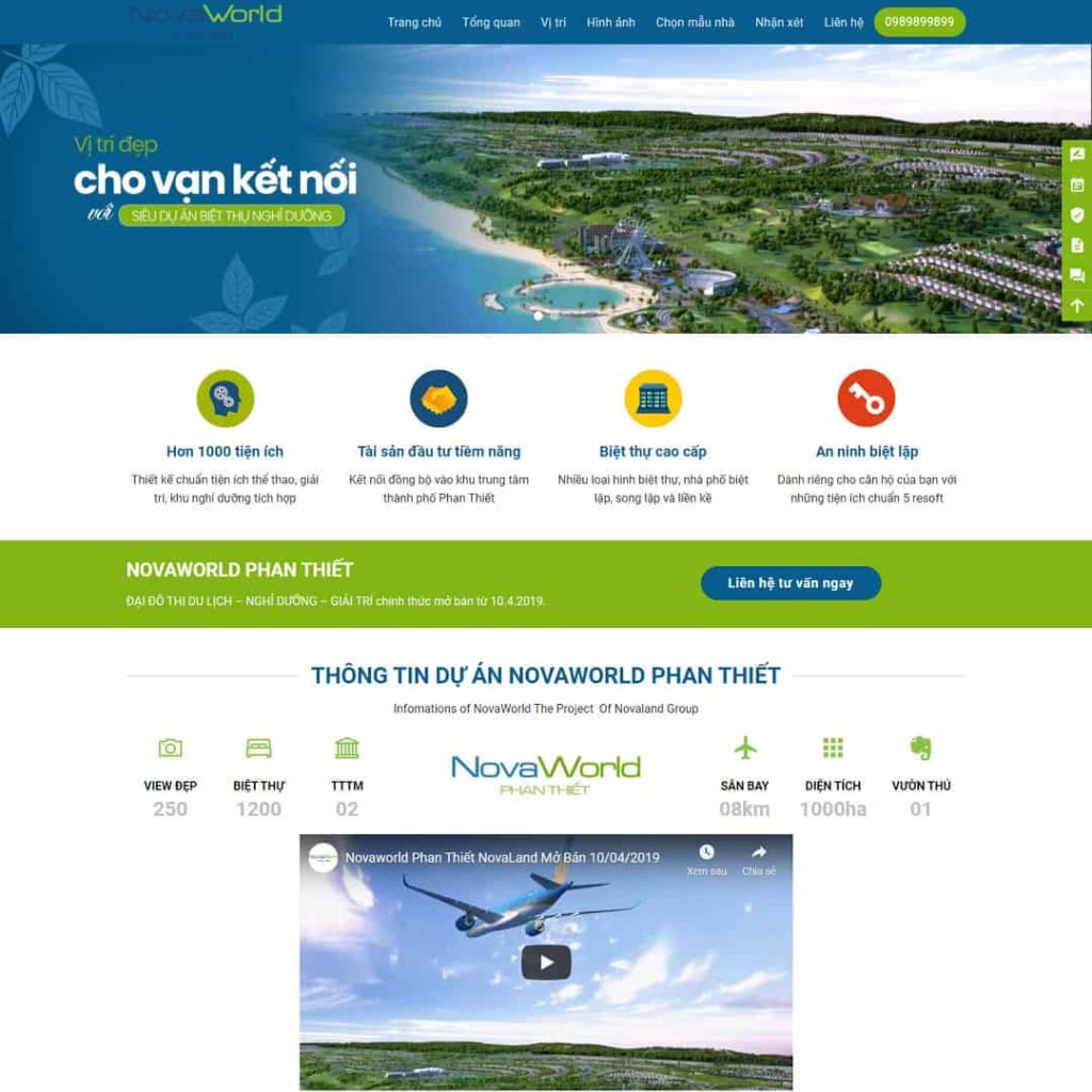 Theme landing page bất động sản 06