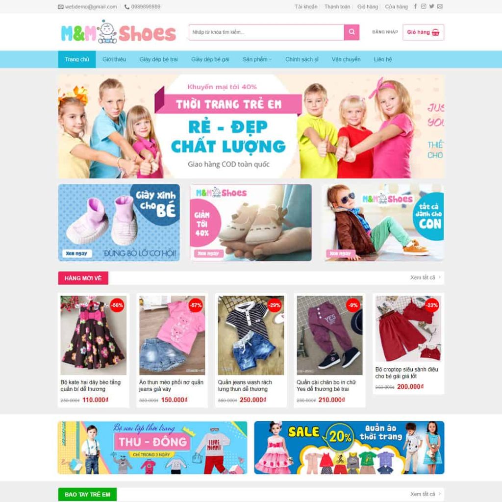 Theme baby shop
