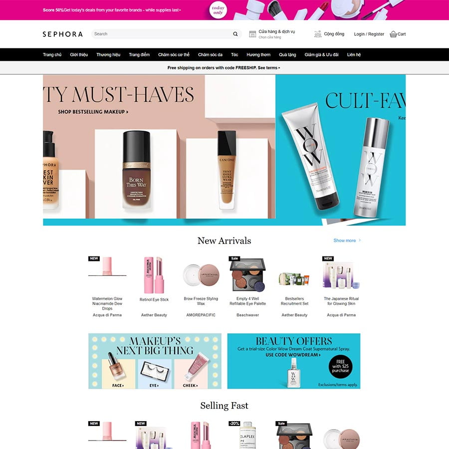 Theme mẫu mỹ phẩm 12