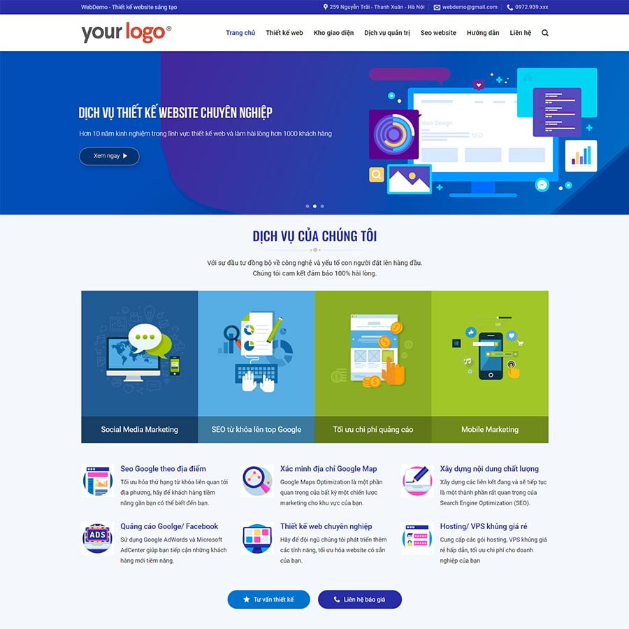 Theme mẫu công ty thiết kế website 05