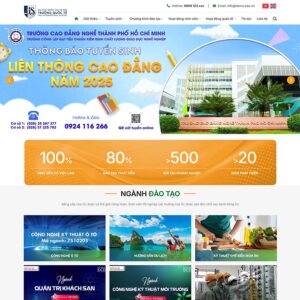 Theme trường dạy nghề 01