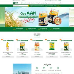 Theme công ty bán gạo