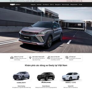 Theme bán xe ô tô Geely