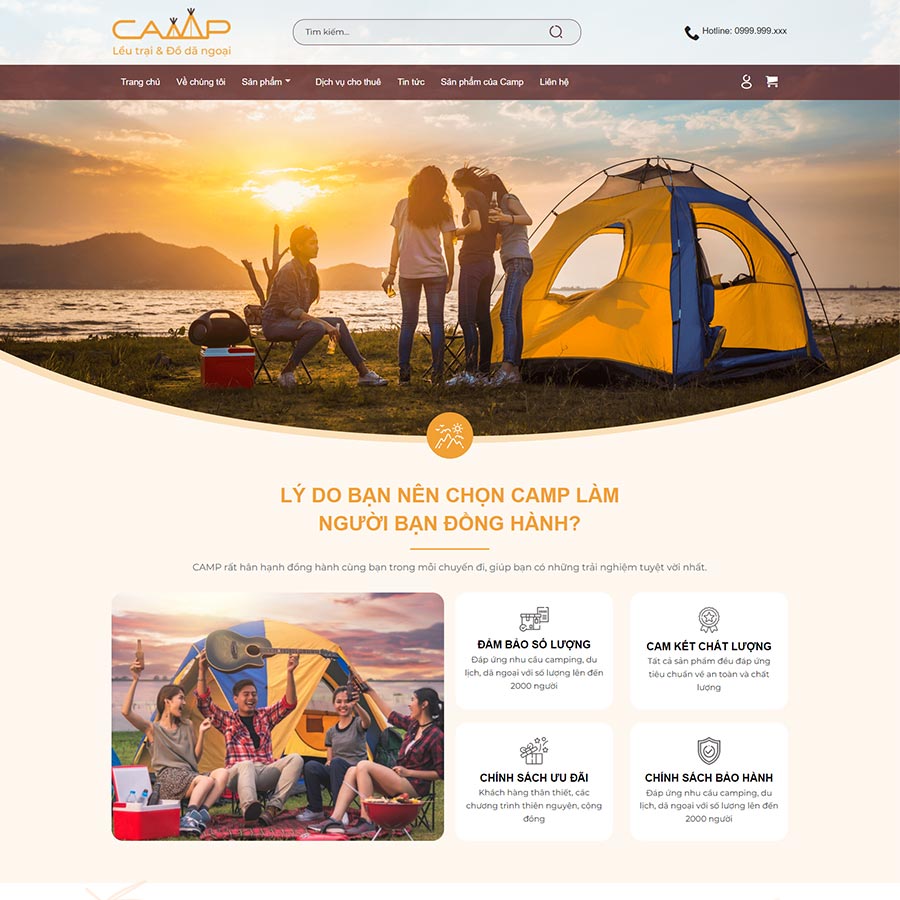 Theme bán lều du lịch, đồ phượt camping 02