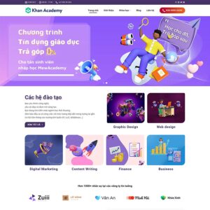 Theme bán khóa học 02