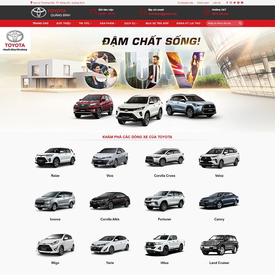 Theme bán xe toyota 04