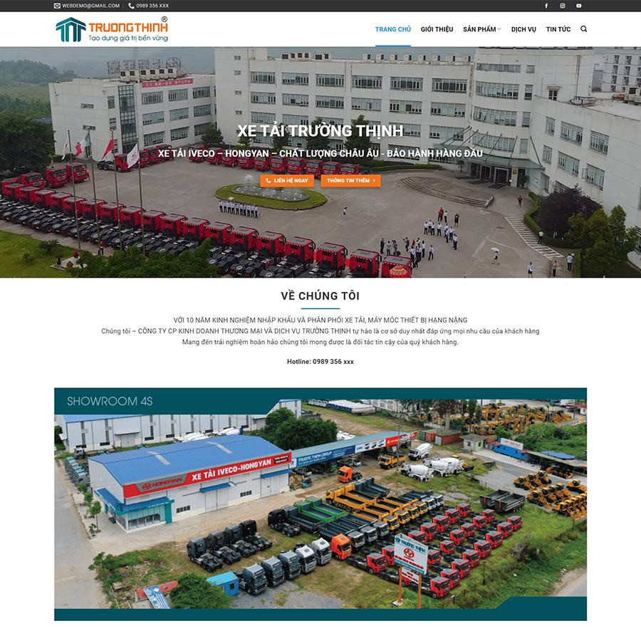 Theme bán xe tải 02