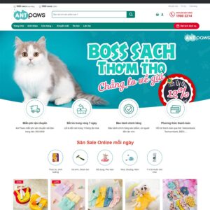 Theme bán đồ chơi, thực phẩm thú cưng 02