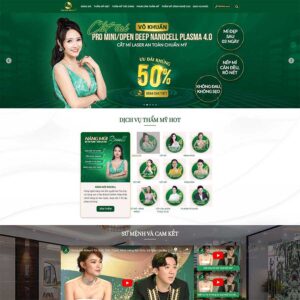 Theme thẩm mỹ viện, làm đẹp