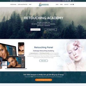 Theme bán tài nguyên thiết kế đồ họa Photoshop