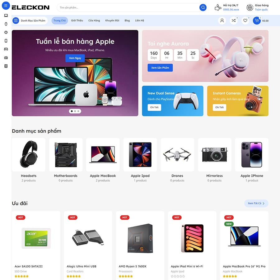 Theme bán đồ công nghệ 05