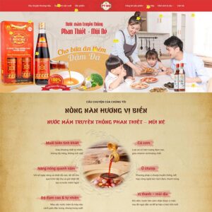 Theme bán nước mắm, nước tương
