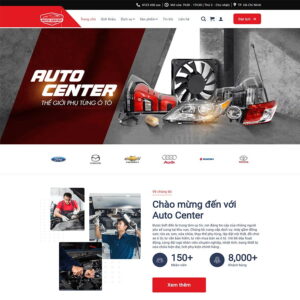 Theme gara sửa chữa, bảo dưỡng ô tô