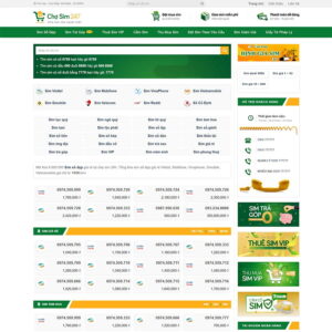 Theme bán sim số 02
