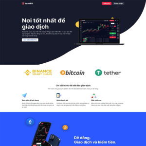 Theme giới thiệu sàn giao dịch BO 03