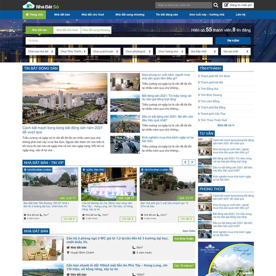 Theme bất động sản 45