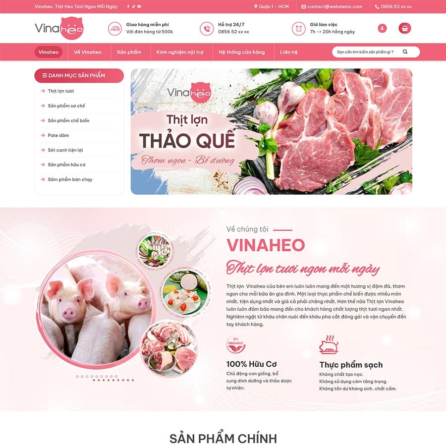 Theme thực phẩm sạch 30