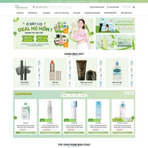 Theme mỹ phẩm 24
