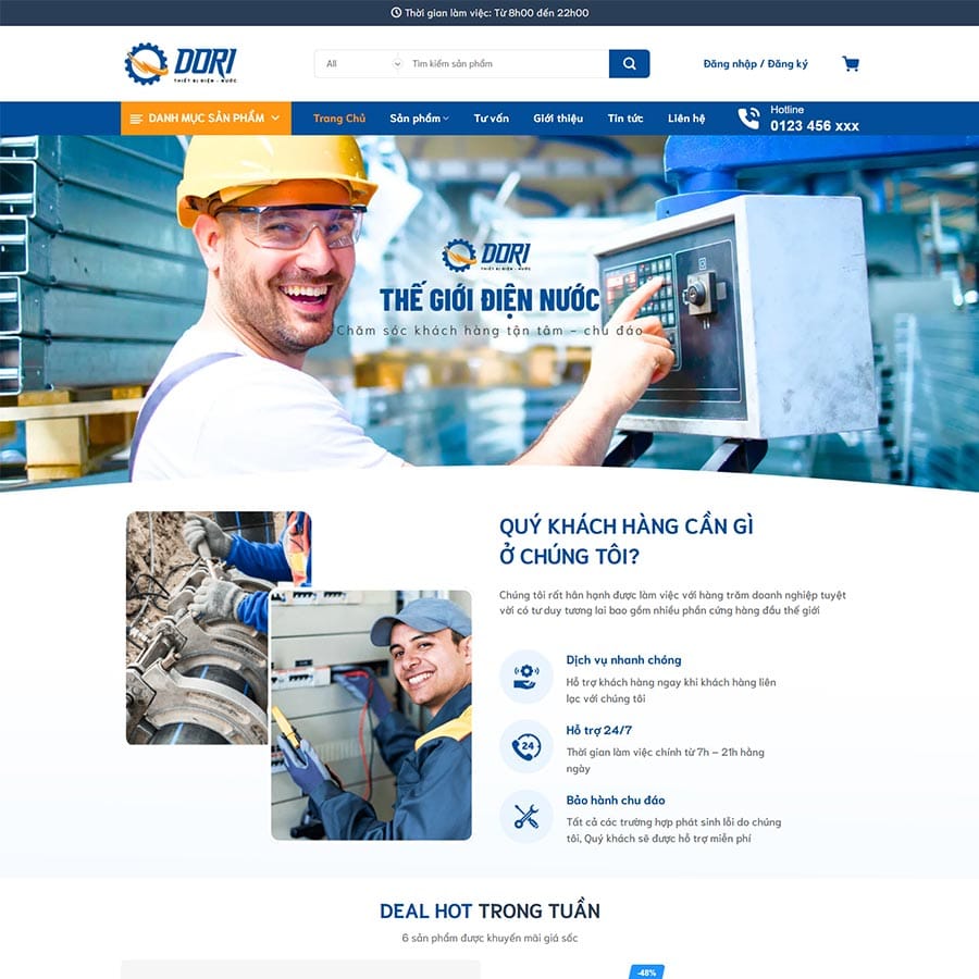 Theme thiết bị điện nước