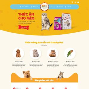 Theme bán đồ chơi, thực phẩm thú cưng 03