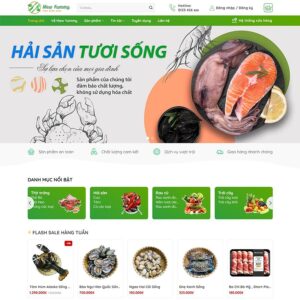 Theme bán hải sản 04