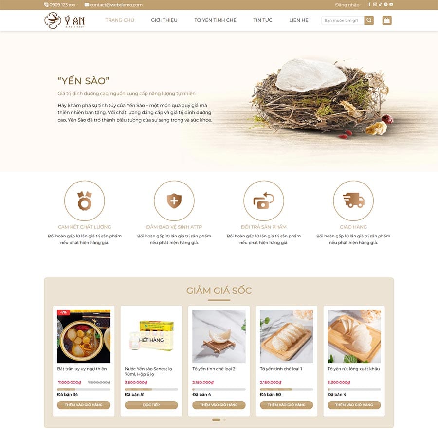Theme yến sào 04