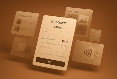 secure online payment checkout process