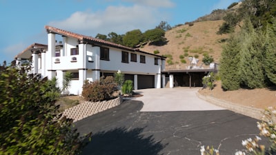 aerial view luxury real estate property