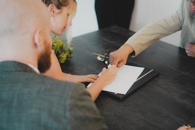 real estate contract signing