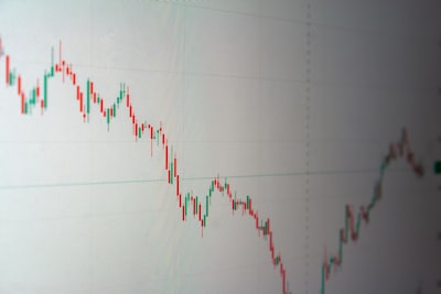financial chart showing growth