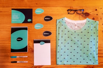 person building their brand identity, perhaps with thought bubbles of values and expertise