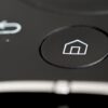 black and white camera button